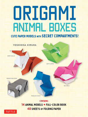 cover image of Origami Animal Boxes Kit